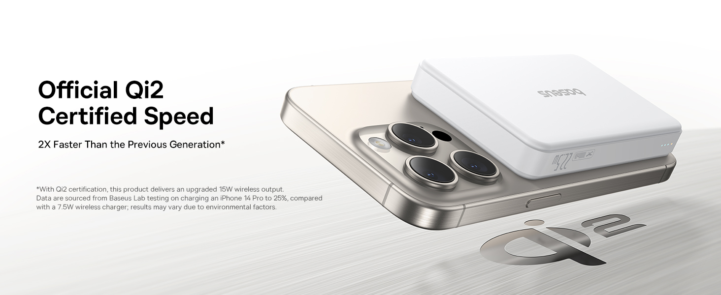 Baseus Airpow II Qi2 10000mAh Magnetic Power Bank