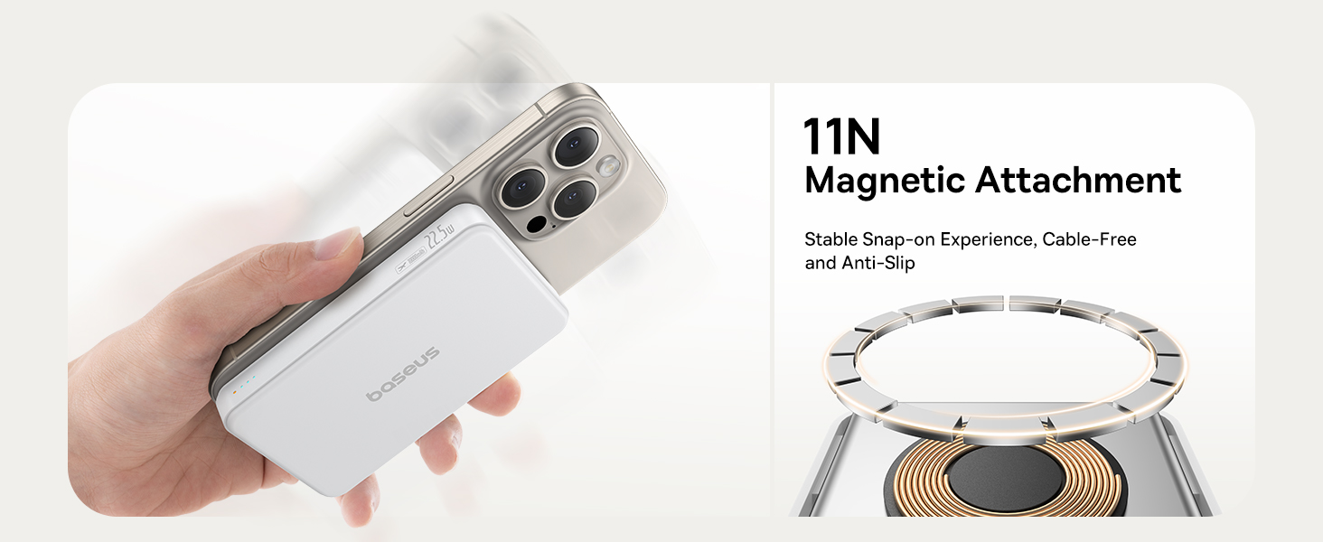 Baseus Airpow II Qi2 10000mAh Magnetic Power Bank