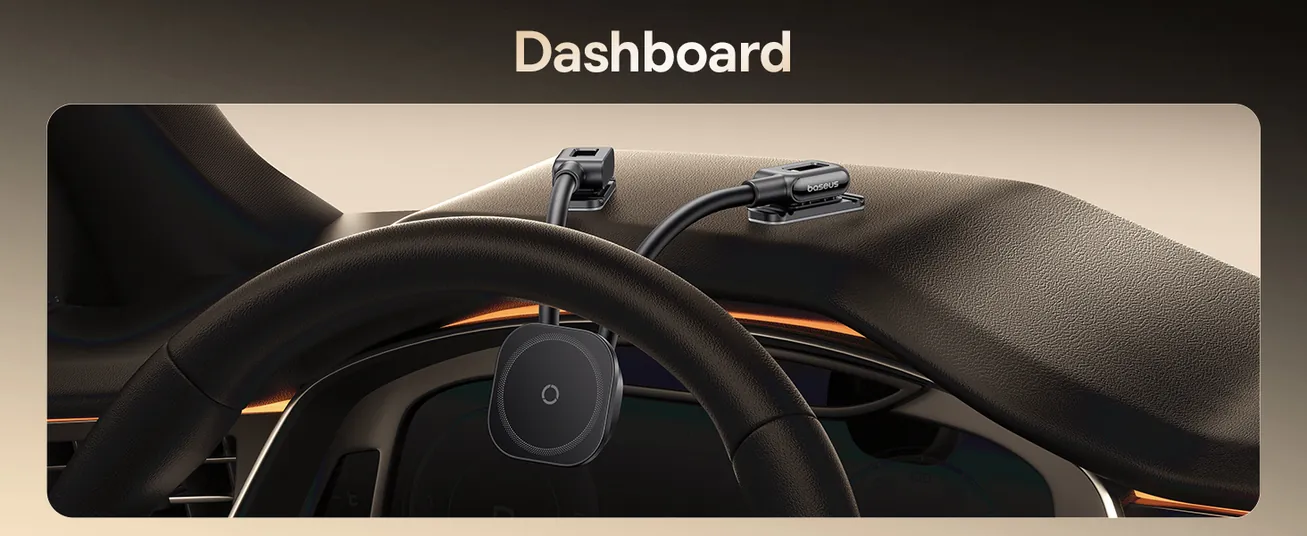 Baseus PrimeTrip C03s Magnetic Car Mount Dual Arm 20N Stick