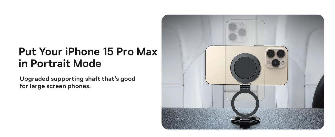 Baseus Magnetic Phone Holder for Tesla – 18N Strong Magnet, Slim & Secure