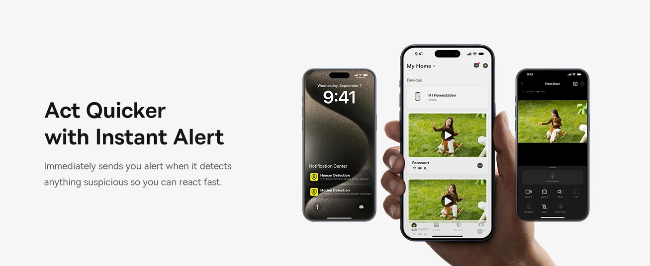 Baseus S1 Pro Outdoor Wireless Security Camera Kit, 3K, Solar Auto