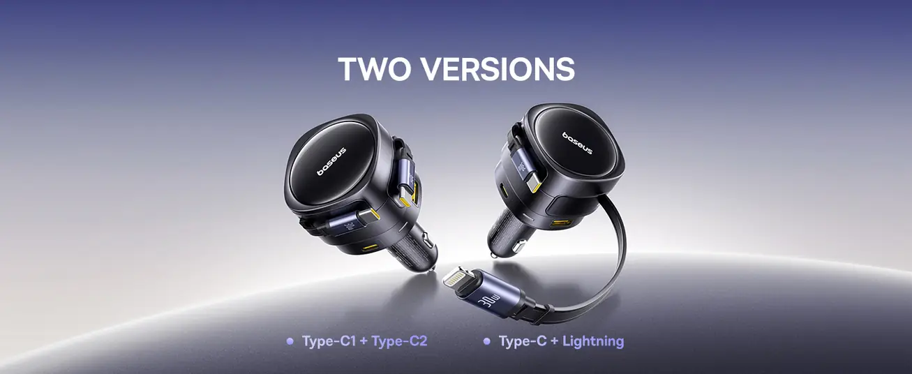 Baseus Enjoyment Max 90W Car Charger – Dual USB