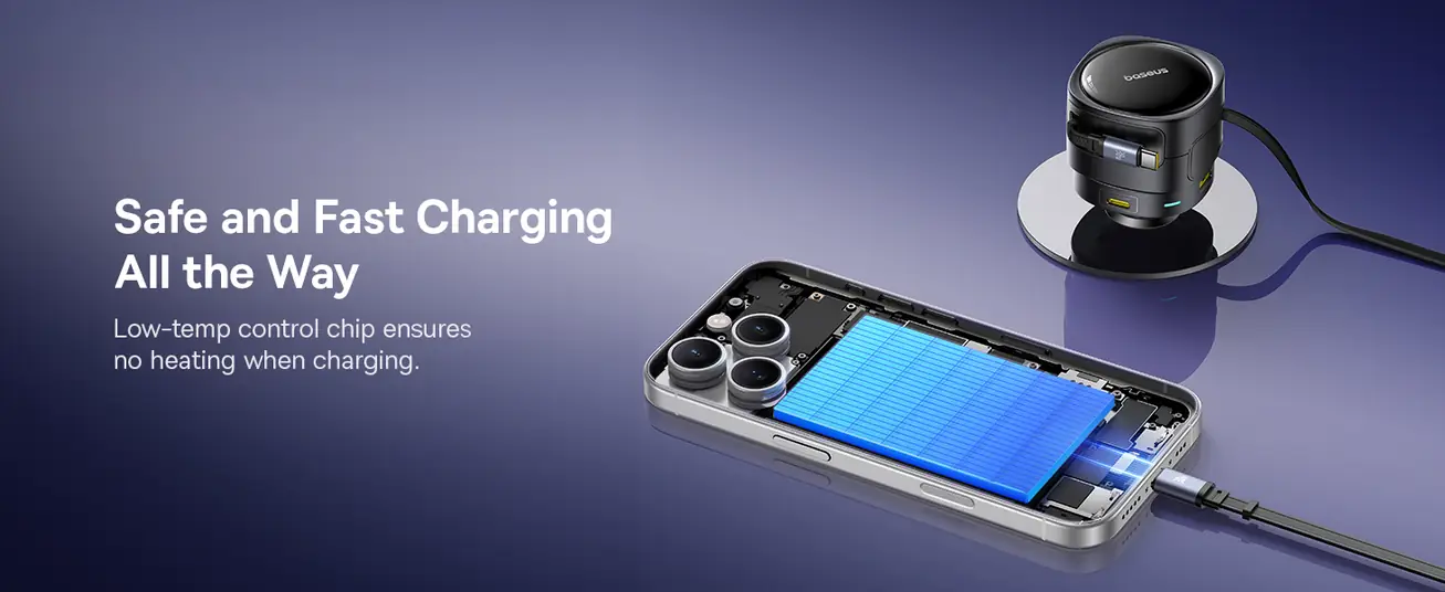 Baseus Enjoyment Max 90W Car Charger – Dual USB