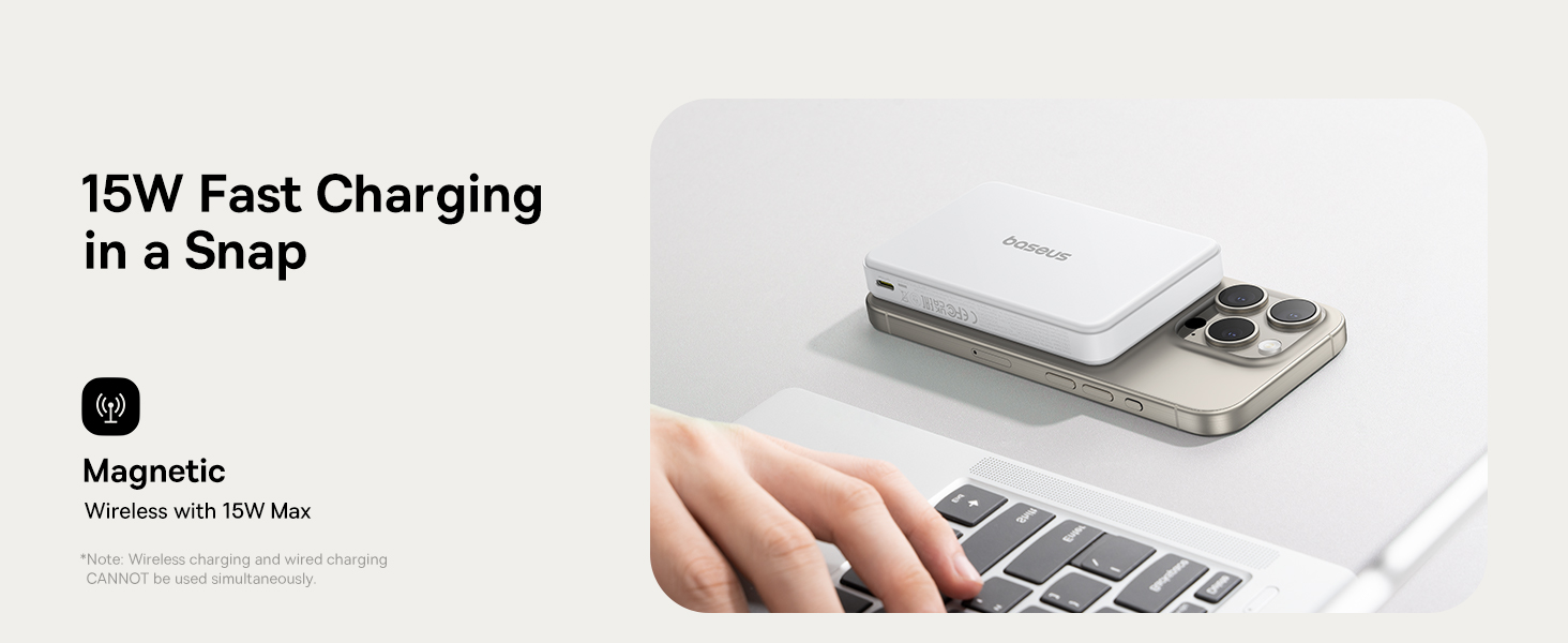Baseus Airpow II Qi2 10000mAh Magnetic Power Bank