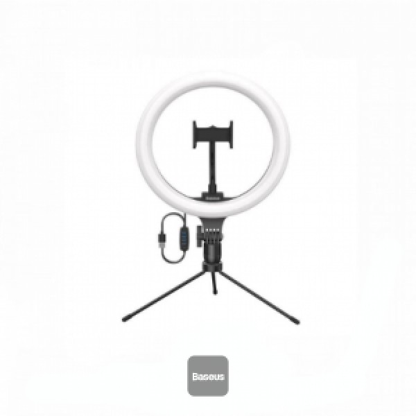 Baseus Selfie Ring Light with Long Tripod Stand & Cell Phone Holder With Foldable Stand