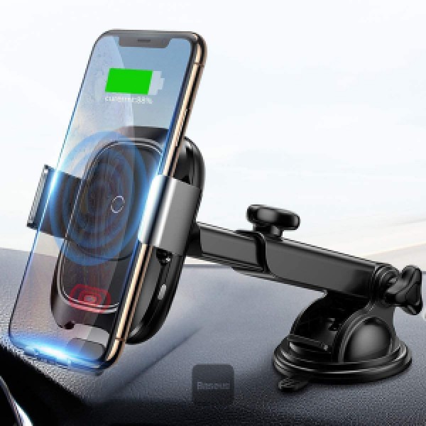 Baseus Car Phone Mount, 11 Intelligent Gravity Sensing 360°Rotation Cell Phone Holder for Car Air Vent Compatible with iPhone XS Max R X 8 7 Galaxy S9 and Other Phone 4.7-6.5 inch