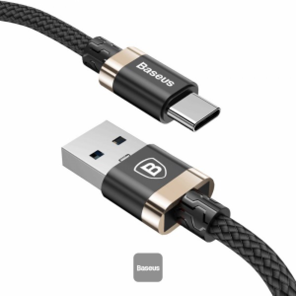 Baseus Golden Belt Series USB3.0 Cable For Type-C 1m Black Gold