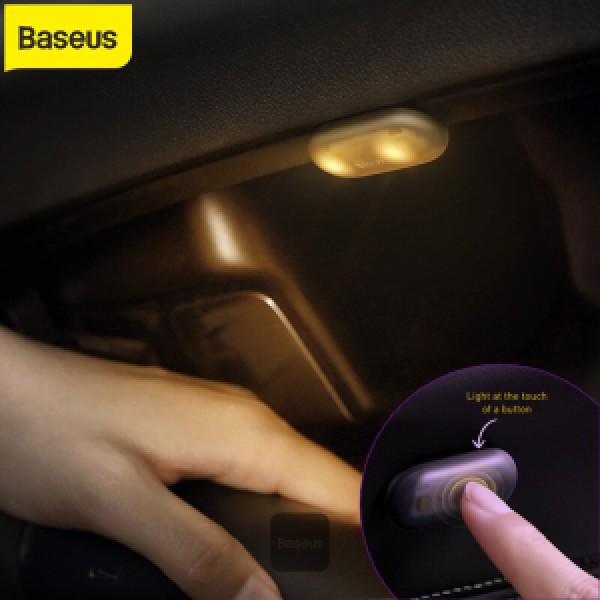 Baseus Car Interior Light 2pcs Portable LED Flashlight Touch LED Work Light Inspection Lamp For Storage box Doors Car Accessory