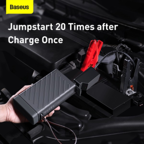 Baseus 16000mAh Car Jump Starter Device 220V/110V Car Outdoor Starter Jump Start Power Bank Portable Energy Storage Car Battery Booster