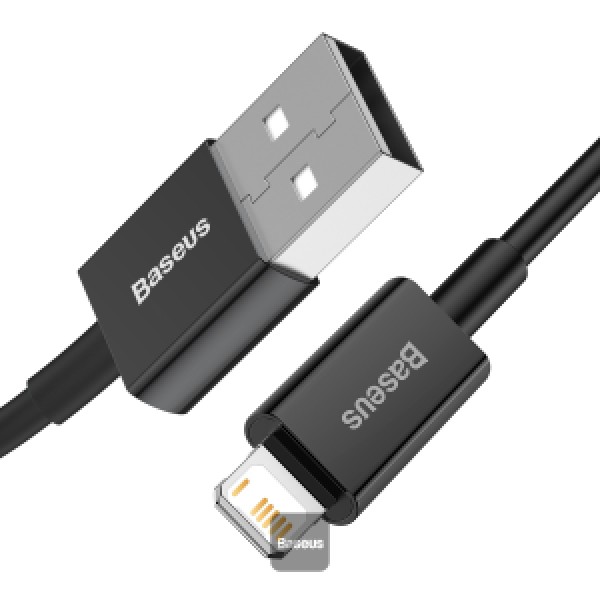 Baseus Superior Series Fast Charging Data Cable USB to iP 2.4A (2m) Black