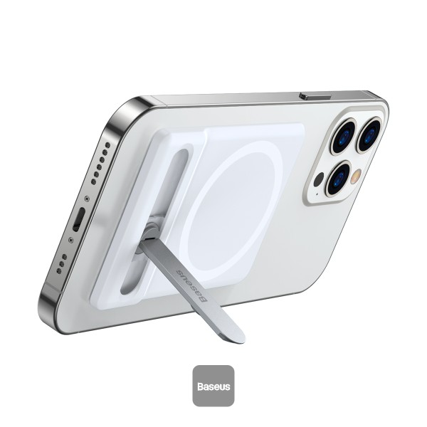 Baseus Foldable Magnetic Phone Holder Stand For iPhone 13 12 Pro Max Flexible Adjustable Desk Desktop Cell Phone Holder Bracket