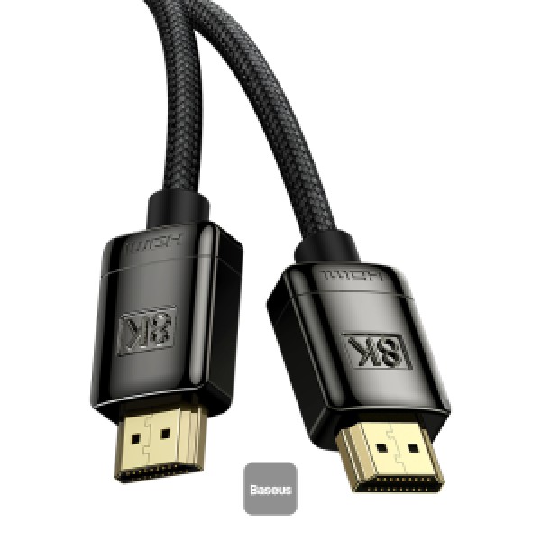 Baseus High Definition Series HDMI 8K to Adaptor Cable (Zinc Alloy) (1M)