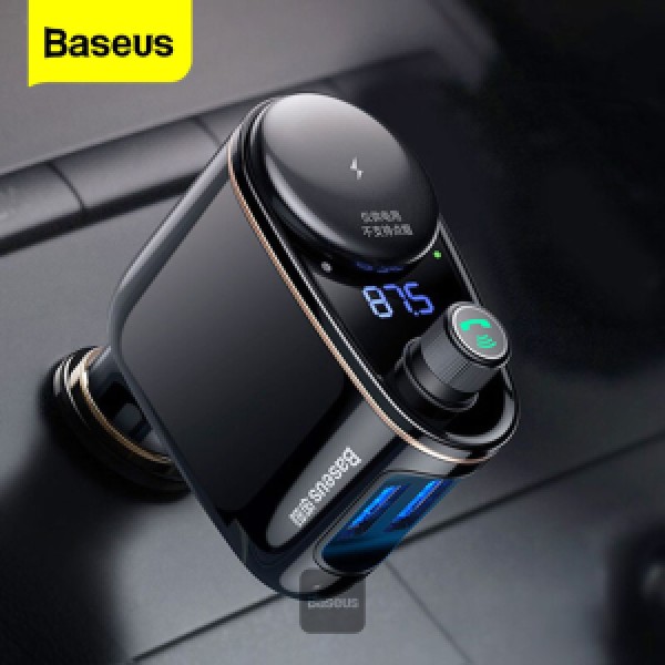 Baseus Locomotive Bluetooth MP3 Vehicle Charger Black