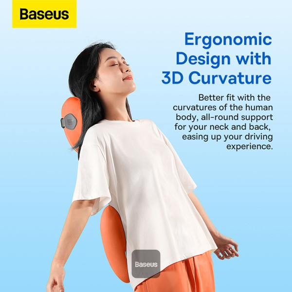 Baseus Comfortride Series Car Lumbar Pillow Orange