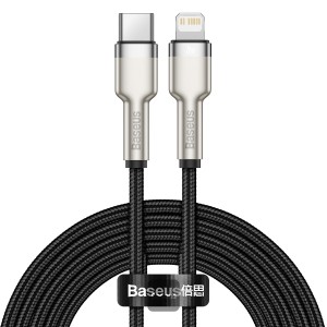 Baseus Cafule Series Metal Data Cable Type-C to Lightning iPhone PD 20W 2m - Black