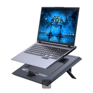 Baseus ThermoCool Heat-Dissipating Laptop Stand (Turbo Fan Version) Grey Hollow Air Duck
