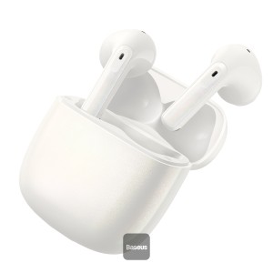 Baseus True Wireless Earphones Storm 3 -V5.2 IPX5 ANC Mode simultaneous connection fast charging White
