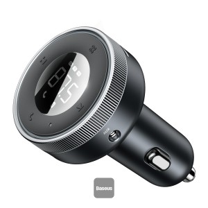 Baseus Enjoy Car Wireless MP3 Charger (Wireless 5.0+5V/3.4A) Black