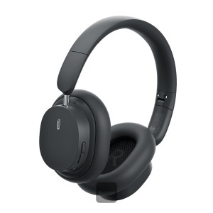 BASEUS Bowie D05 Wireless Bluetooth Headset Foldable HiFi Stereo Music Headphone - Grey