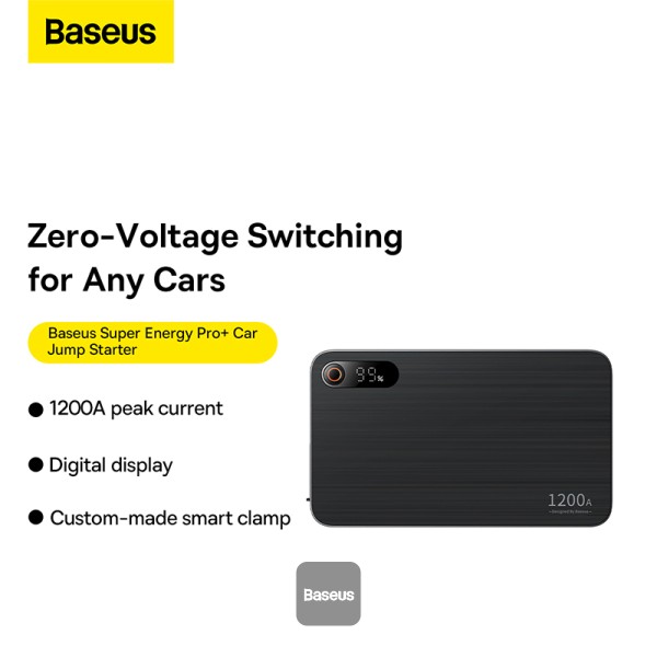 Baseus Super Energy Pro+ 1200A Car Jump Starter Black