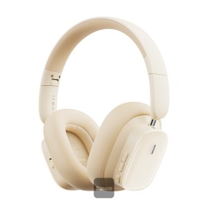 Baseus Bowie H1i  Wireless Headphones - 100H Playtime ANC Headset - Stellar White