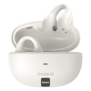 سماعات أذن لاسلكية مفتوحة للرياضة من Baseus AirGo AS01 - أبيض