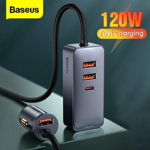 120W Multi USB Car Charger