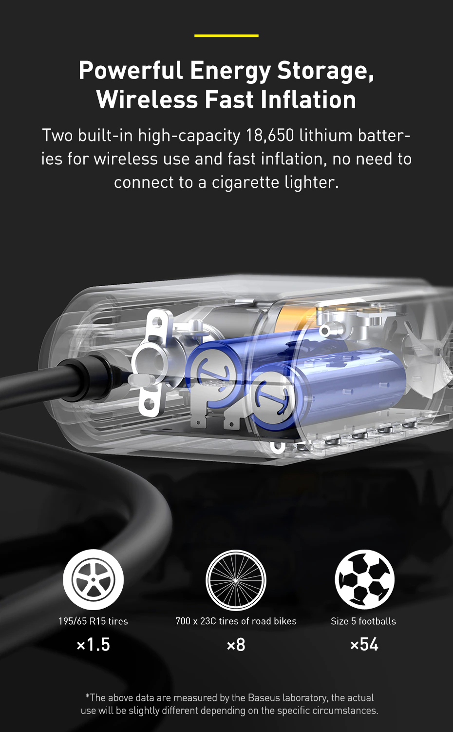 Baseus Online  BASEUS Dynamic Eye Inflator Pump Motorcycle Bicycle Tire  Inflatable Digital Portable Electric Auto Pump