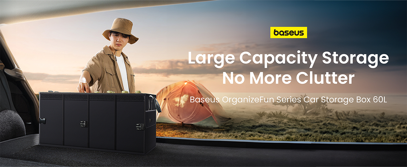 Baseus Online  Baseus Organize Fun Series Car Storage Box 60L